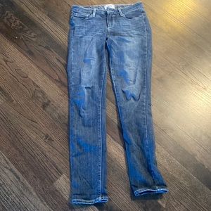 Paige Skyline Ankle Peg Jeans 26 GUC Blue